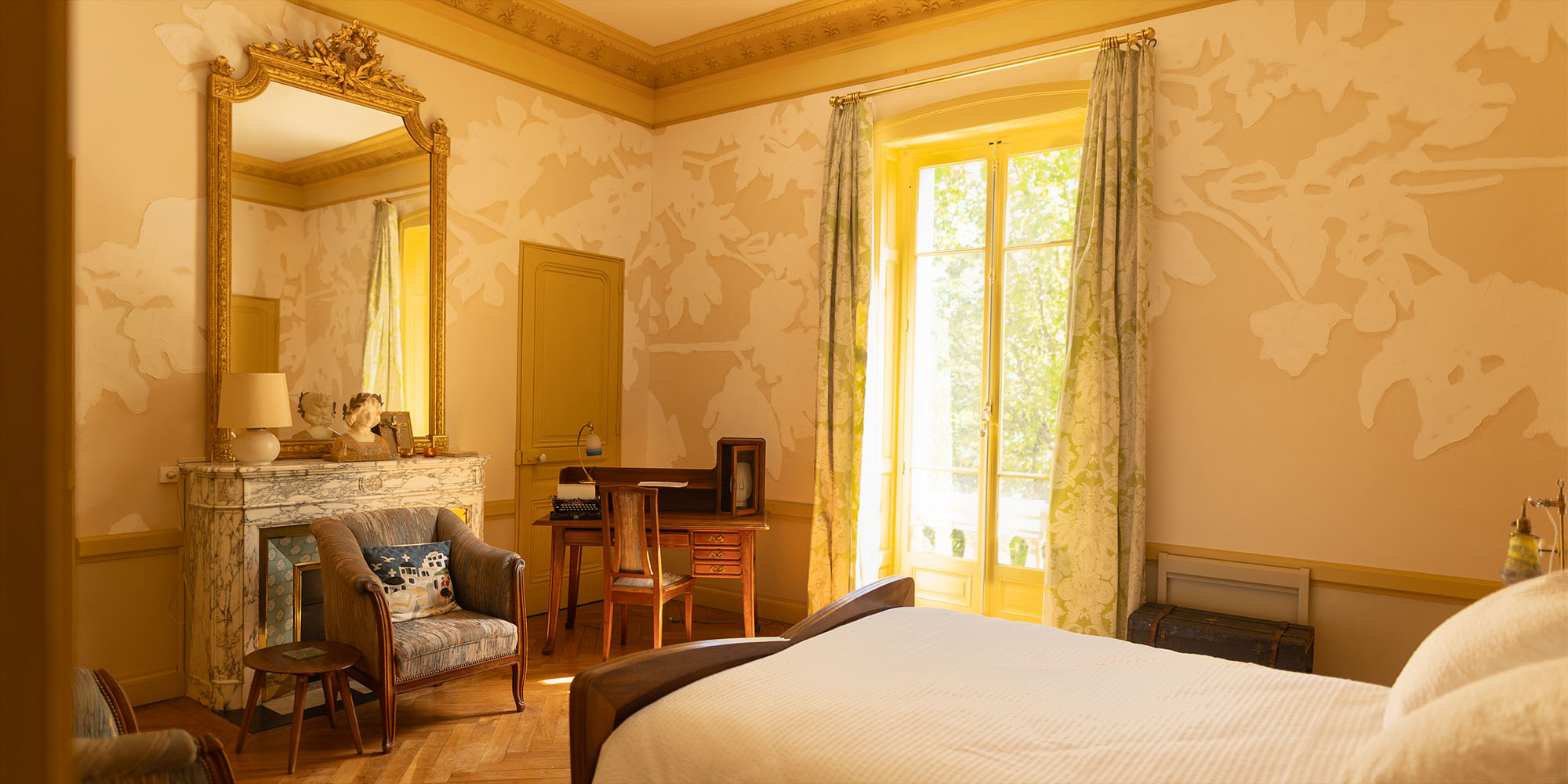 La chambre des muses et son ensemble de mobilier de l'Ecole de nancy, Hôtel-Musée de la Villa Bagatelle